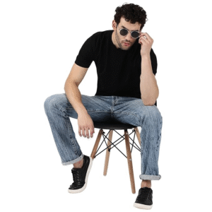 Mens Blue Regular Jeans