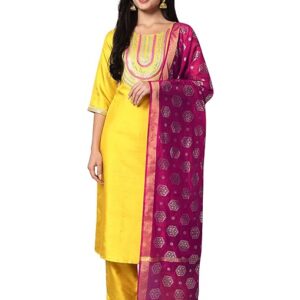Women Cotton Blend Kurta Set